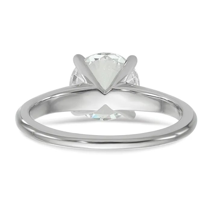Rings Goldia 14k White Gold 2 Ct Lab Grown Diamond VSSI G Round Solitaire Engagement Ring