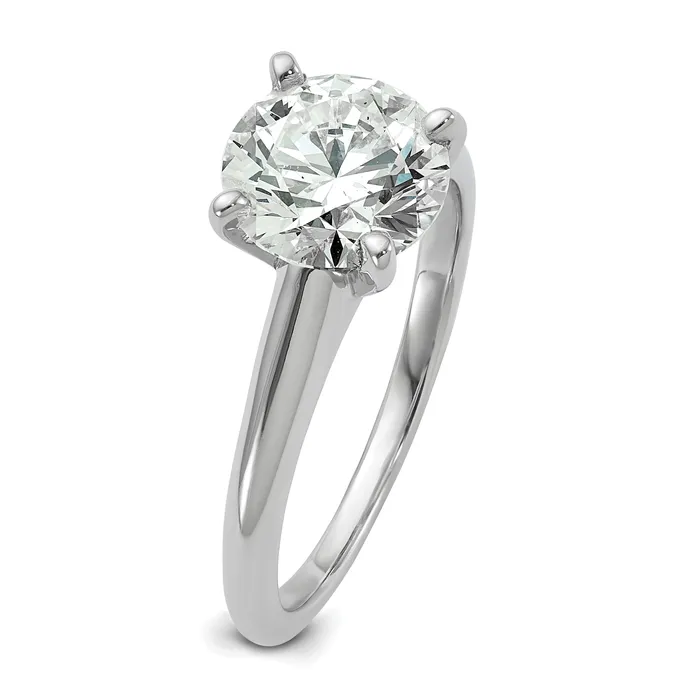 Rings Goldia 14k White Gold 2 Ct Lab Grown Diamond VSSI G Round Solitaire Engagement Ring