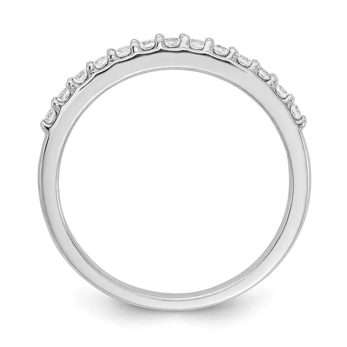 Rings Goldia 14K White Gold Real Diamond Wedding Band