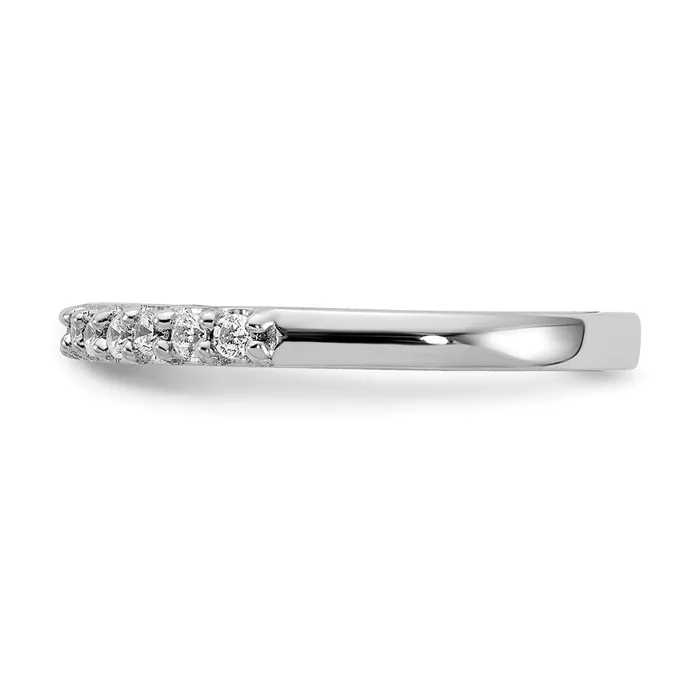 Rings Goldia 14K White Gold Real Diamond Wedding Band