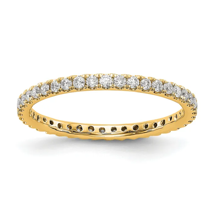 Rings Goldia 14k Yellow Gold 12 Ct Lab Grown Diamond VSSI G Shared Prong Eternity Band Ring Rings Goldia 14k Yellow Gold 12 Ct Lab Grown Diamond VSSI G Shared Prong Eternity Band Ring