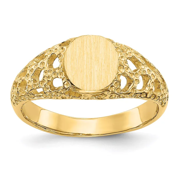 Rings Goldia 14K Yellow Gold Signet Ring