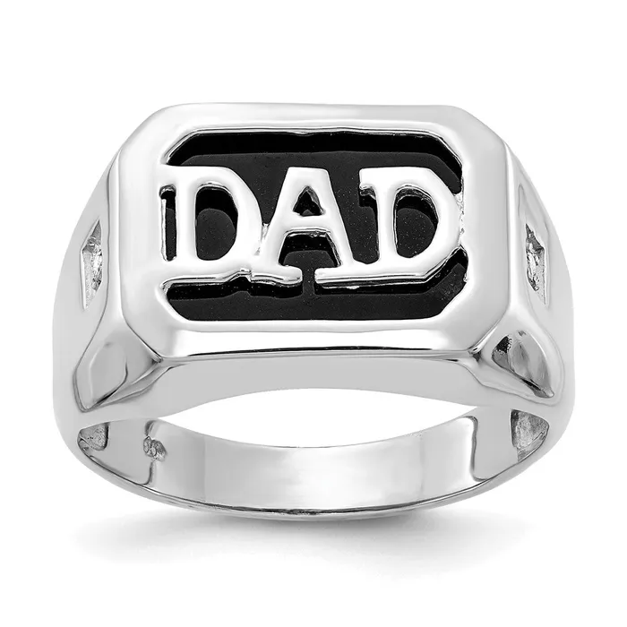 Rings Goldiacom 14k White Gold AAA Real Diamond mens ring