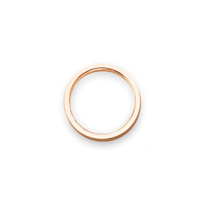 Rings Goldia Solid 10K Rose Gold 2mm Flat Satin MensWomens Wedding Band Ring Size 45 Rings Goldia Solid 10K Rose Gold 2mm Flat Satin MensWomens Wedding Band Ring Size 45
