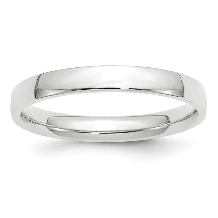 Rings Goldia Solid 10K White Gold 3mm Light Weight Comfort Fit MensWomens Wedding Band Ring Size 115 Rings Goldia Solid 10K White Gold 3mm Light Weight Comfort Fit MensWomens Wedding Band Ring Size 115