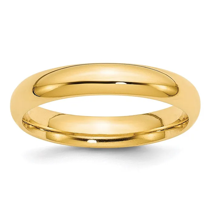 Rings Goldia Solid 10K Yellow Gold 4mm Comfort Fit MensWomens Wedding Band Ring Size 6 Rings Goldia Solid 10K Yellow Gold 4mm Comfort Fit MensWomens Wedding Band Ring Size 6