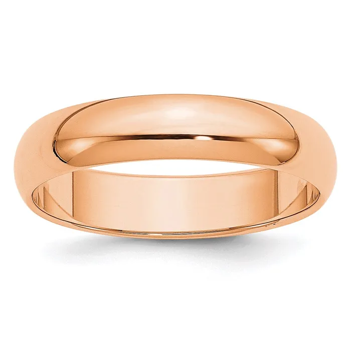 Rings Goldia Solid 10K Yellow Gold Rose Gold 5mm HalfRound Wedding MensWomens Wedding Band Ring Size 7 Rings Goldia Solid 10K Yellow Gold Rose Gold 5mm HalfRound Wedding MensWomens Wedding Band Ring Size 7
