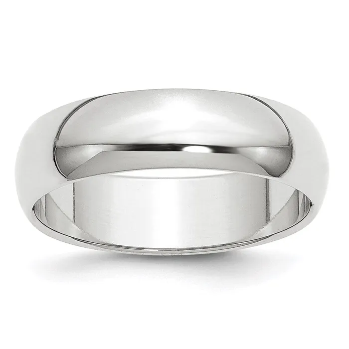Rings Goldia Solid 14K Yellow Gold White Gold 6mm HalfRound MensWomens Wedding Band Ring Size 6 Rings Goldia Solid 14K Yellow Gold White Gold 6mm HalfRound MensWomens Wedding Band Ring Size 6