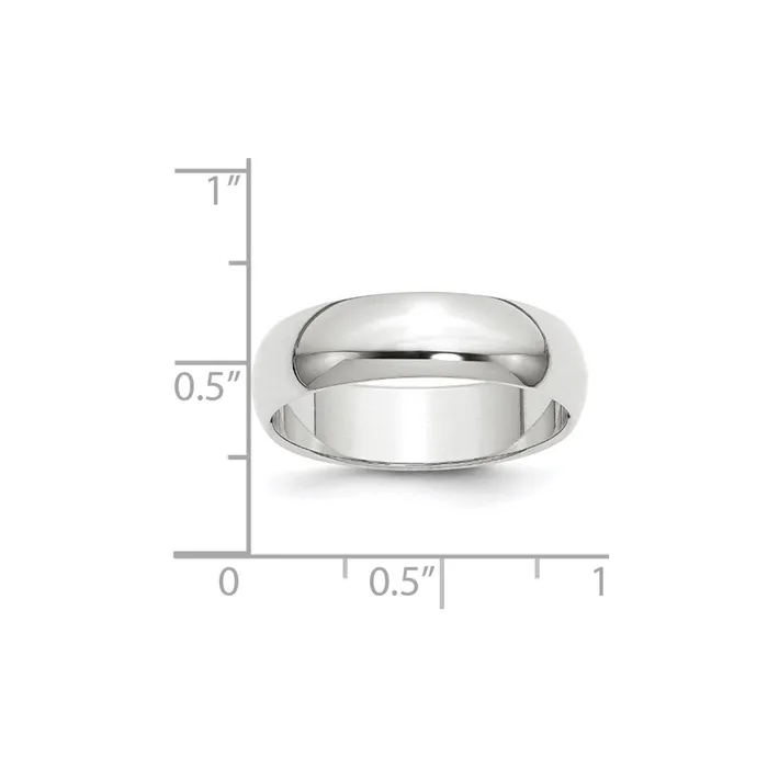 Rings Goldia Solid 14K Yellow Gold White Gold 6mm HalfRound MensWomens Wedding Band Ring Size 6 Rings Goldia Solid 14K Yellow Gold White Gold 6mm HalfRound MensWomens Wedding Band Ring Size 6