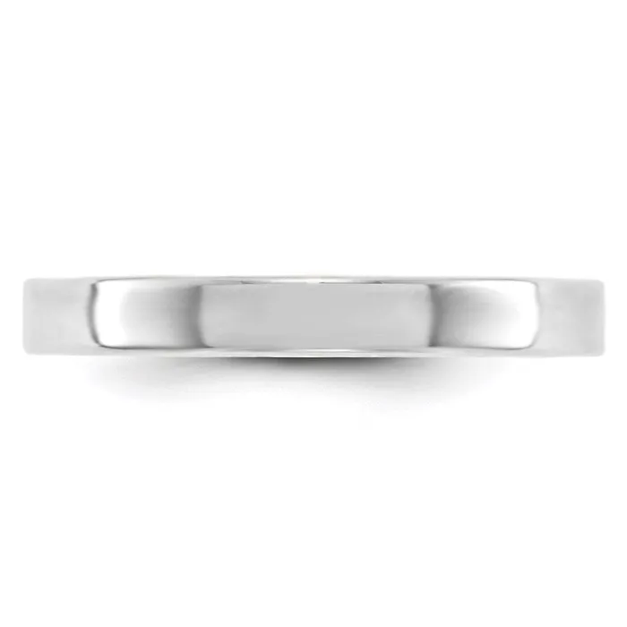 Rings Goldia Solid 18K White Gold 3mm Light Weight Flat MensWomens Wedding Band Ring Size 13 Rings Goldia Solid 18K White Gold 3mm Light Weight Flat MensWomens Wedding Band Ring Size 13