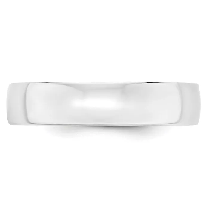 Rings Goldia Solid 18K White Gold 5mm Light Weight Comfort Fit MensWomens Wedding Band Ring Size 11 Rings Goldia Solid 18K White Gold 5mm Light Weight Comfort Fit MensWomens Wedding Band Ring Size 11