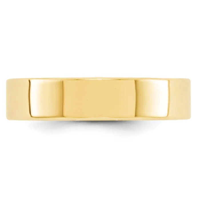 Rings Goldia Solid 18K Yellow Gold 5mm Light Weight Flat MensWomens Wedding Band Ring Size 14 Rings Goldia Solid 18K Yellow Gold 5mm Light Weight Flat MensWomens Wedding Band Ring Size 14