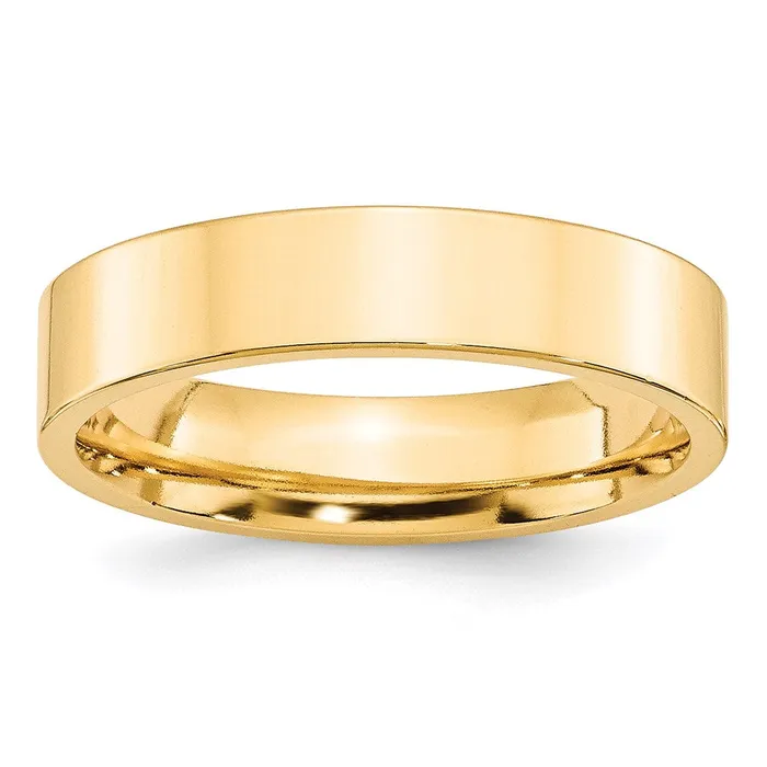 Rings Goldia Solid 18K Yellow Gold 5mm Standard Flat Comfort Fit MensWomens Wedding Band Ring Size 115 Rings Goldia Solid 18K Yellow Gold 5mm Standard Flat Comfort Fit MensWomens Wedding Band Ring Size 115