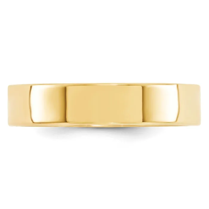 Rings Goldia Solid 18K Yellow Gold 5mm Standard Flat Comfort Fit MensWomens Wedding Band Ring Size 115 Rings Goldia Solid 18K Yellow Gold 5mm Standard Flat Comfort Fit MensWomens Wedding Band Ring Size 115