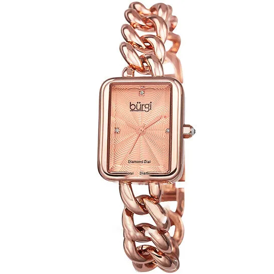 Rings JMS always Original Burgi Rose Diamond Dial Rose Goldtone Brass Ladies Watch BUR100RG Rings JMS always Original Burgi Rose Diamond Dial Rose Goldtone Brass Ladies Watch BUR100RG