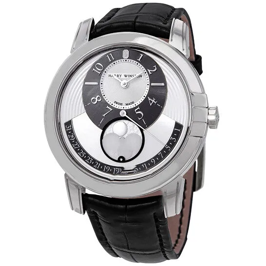 Rings JMS always Original Harry Winston Midnight Automatic BlackSilver Dial Mens 18k White Gold Watch MIDAMP42WW002 Rings JMS always Original Harry Winston Midnight Automatic BlackSilver Dial Mens 18k White Gold Watch MIDAMP42WW002