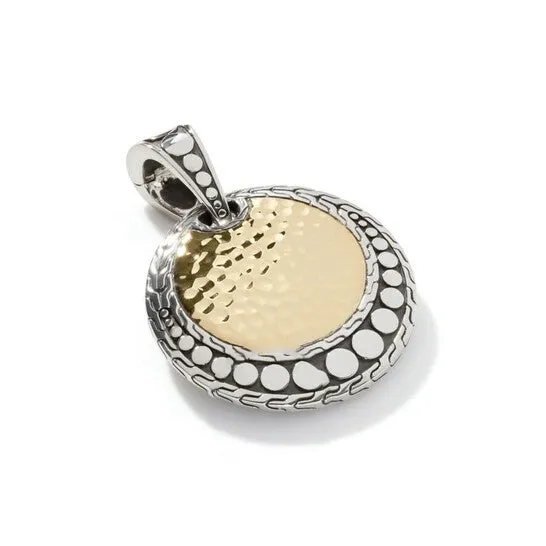 Rings JMS always Original John Hardy Dot Hammered Sterling Silver Gold Enhancer HZ30071 Rings JMS always Original John Hardy Dot Hammered Sterling Silver Gold Enhancer HZ30071