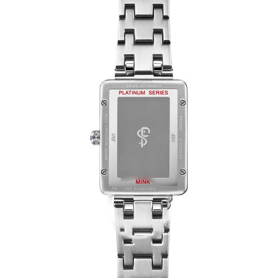 Rings Original JBW Platinum Series Diamond Silvertone Dial Ladies Watch PS505B JMS always Rings Original JBW Platinum Series Diamond Silvertone Dial Ladies Watch PS505B JMS always