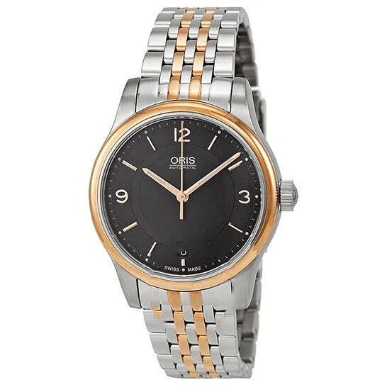 Rings Original Oris Classic Date Black Dial TwoTone Stainless Steel Mens Watch 01 733 7578 433407 8 18 63 JMS always Rings Original Oris Classic Date Black Dial TwoTone Stainless Steel Mens Watch 01 733 7578 433407 8 18 63 JMS always