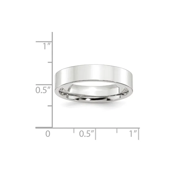 Rings Solid 10K White Gold 5mm Standard Flat Comfort Fit MensWomens Wedding Band Ring Size 10 Goldia Rings Solid 10K White Gold 5mm Standard Flat Comfort Fit MensWomens Wedding Band Ring Size 10 Goldia