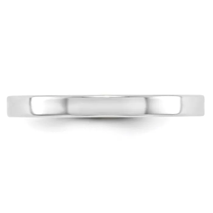 Solid 10K White Gold 25mm Light Weight Flat MensWomens Wedding Band Ring Size 115 Goldia Rings Solid 10K White Gold 25mm Light Weight Flat MensWomens Wedding Band Ring Size 115 Goldia Rings