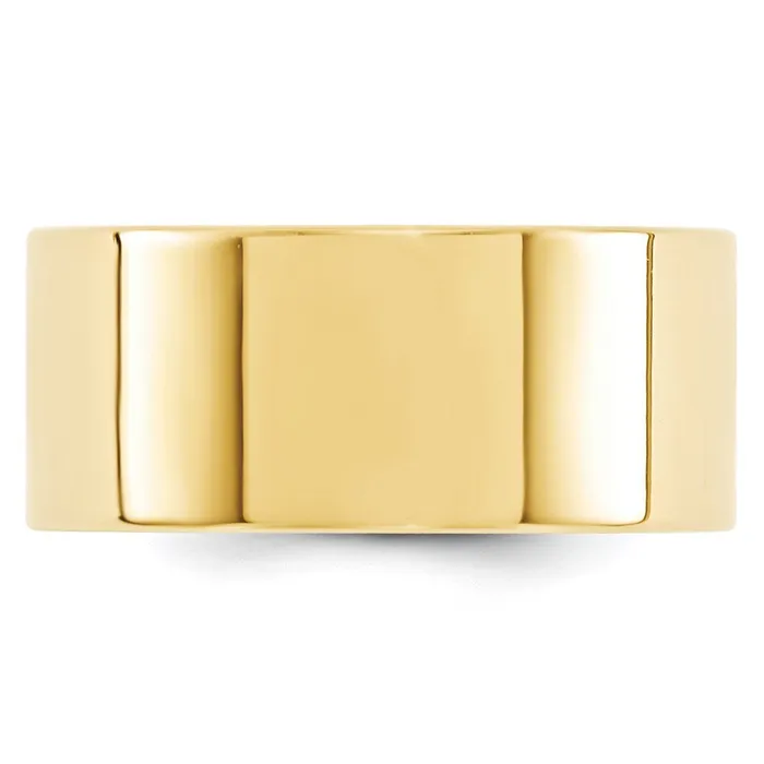 Solid 10K Yellow Gold 10mm Standard Flat Comfort Fit MensWomens Wedding Band Ring Size 95 Goldia Rings Solid 10K Yellow Gold 10mm Standard Flat Comfort Fit MensWomens Wedding Band Ring Size 95 Goldia Rings