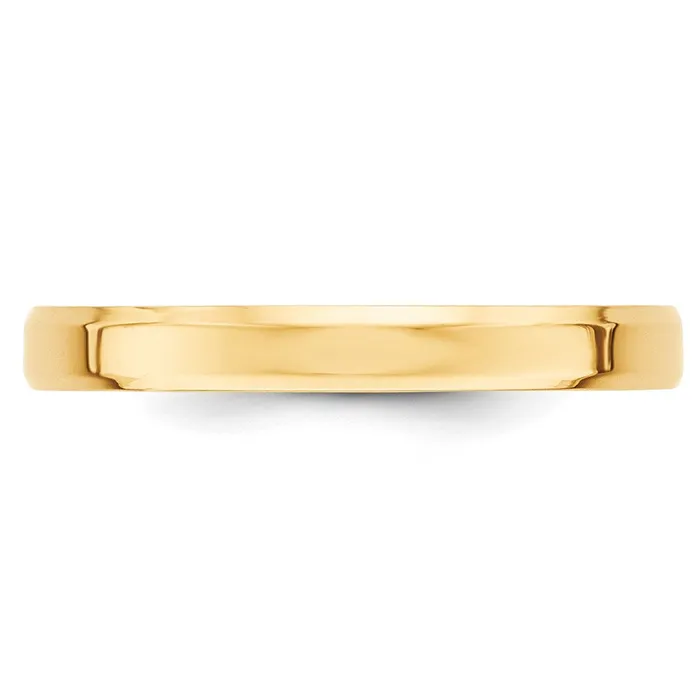 Solid 10K Yellow Gold 3mm Bevel Edge Comfort Fit MensWomens Wedding Band Ring Size 11 Goldia Rings Solid 10K Yellow Gold 3mm Bevel Edge Comfort Fit MensWomens Wedding Band Ring Size 11 Goldia Rings