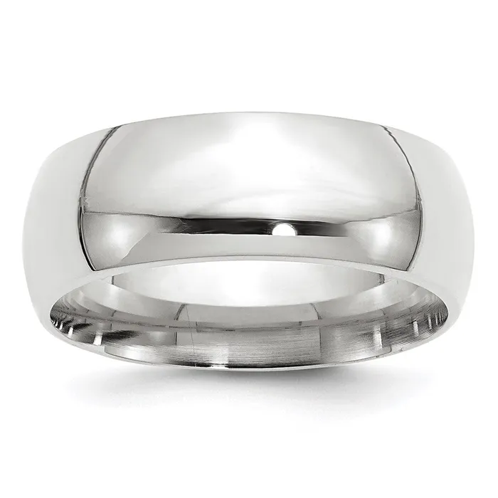 Solid 10K Yellow Gold White Gold 8mm Comfort Fit MensWomens Wedding Band Ring Size 95 Goldia Rings Solid 10K Yellow Gold White Gold 8mm Comfort Fit MensWomens Wedding Band Ring Size 95 Goldia Rings