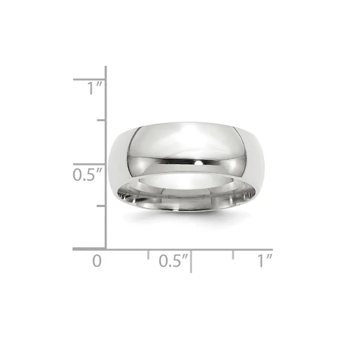 Solid 10K Yellow Gold White Gold 8mm Comfort Fit MensWomens Wedding Band Ring Size 95 Goldia Rings Solid 10K Yellow Gold White Gold 8mm Comfort Fit MensWomens Wedding Band Ring Size 95 Goldia Rings