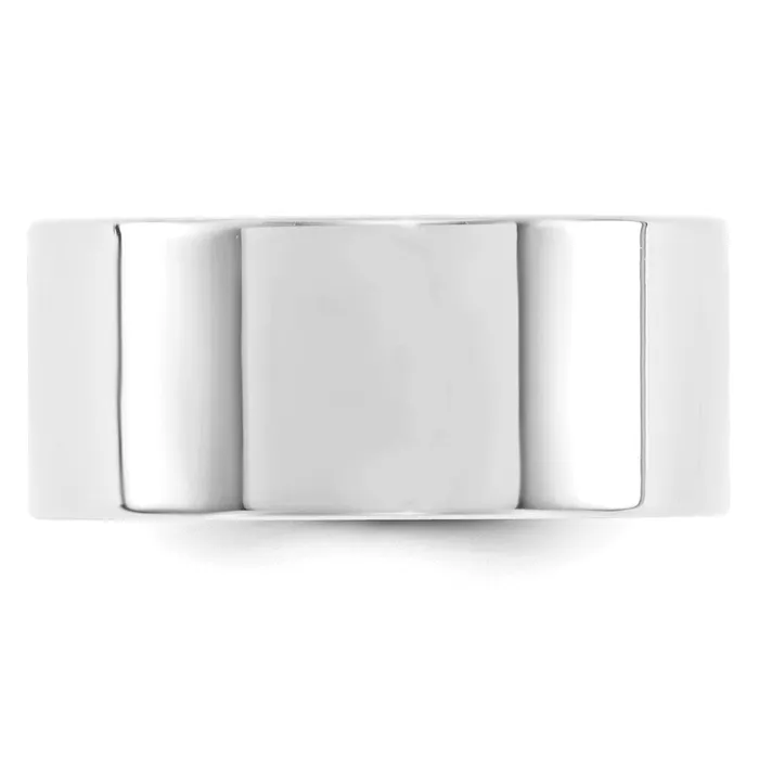 Solid 14K White Gold 10mm Standard Flat Comfort Fit MensWomens Wedding Band Ring Size 6 Goldia Rings Solid 14K White Gold 10mm Standard Flat Comfort Fit MensWomens Wedding Band Ring Size 6 Goldia Rings