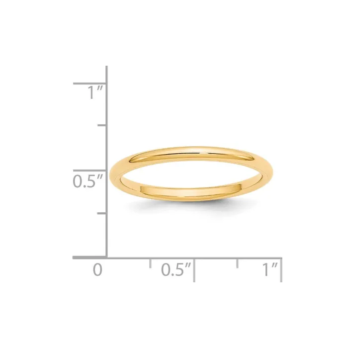 Solid 14K Yellow Gold 2mm Standard Comfort Fit MensWomens Wedding Band Ring Size 95 Goldia Rings Solid 14K Yellow Gold 2mm Standard Comfort Fit MensWomens Wedding Band Ring Size 95 Goldia Rings