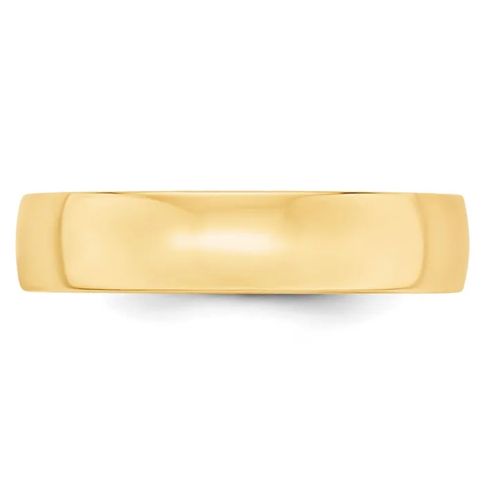 Solid 14K Yellow Gold 5mm Light Weight Comfort Fit MensWomens Wedding Band Ring Size 4 Goldia Rings Solid 14K Yellow Gold 5mm Light Weight Comfort Fit MensWomens Wedding Band Ring Size 4 Goldia Rings
