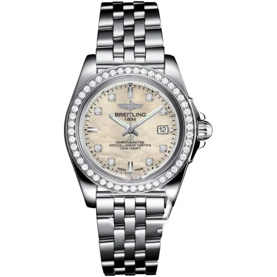 Watches JMS always Original Breitling Galactic Quartz Diamond Ladies Watch A71330531A1A1 Watches JMS always Original Breitling Galactic Quartz Diamond Ladies Watch A71330531A1A1