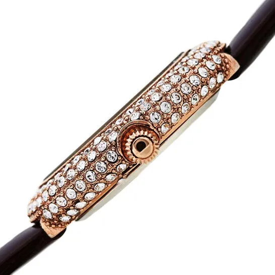 Watches JMS always Original Burgi Crystal White Dial Brown Leather Ladies Watch BUR234BR Watches JMS always Original Burgi Crystal White Dial Brown Leather Ladies Watch BUR234BR