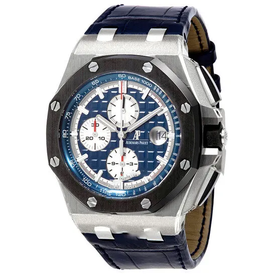 Watches Original Audemars Piguet Royal Oak Offshore Blue Alligator Leather Mens Watch 26401POOOA018CR01 JMS always Watches Original Audemars Piguet Royal Oak Offshore Blue Alligator Leather Mens Watch 26401POOOA018CR01 JMS always