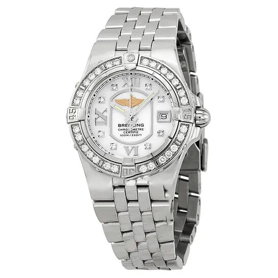 Watches Original Breitling Starliner 30mm Diamond White Mother of Pearl Ladies Watch A7134053A679 JMS always Watches Original Breitling Starliner 30mm Diamond White Mother of Pearl Ladies Watch A7134053A679 JMS always