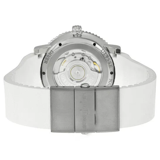 Watches Original Ulysse Nardin Lady Marine Diver Mother of Pearl White Rubber Automatic Ladies Watch 8103101300 JMS always Watches Original Ulysse Nardin Lady Marine Diver Mother of Pearl White Rubber Automatic Ladies Watch 8103101300 JMS always