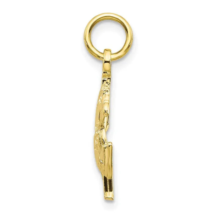 10k Solid Carousel Horse Charm TreasureFineJewelers Charm Necklaces