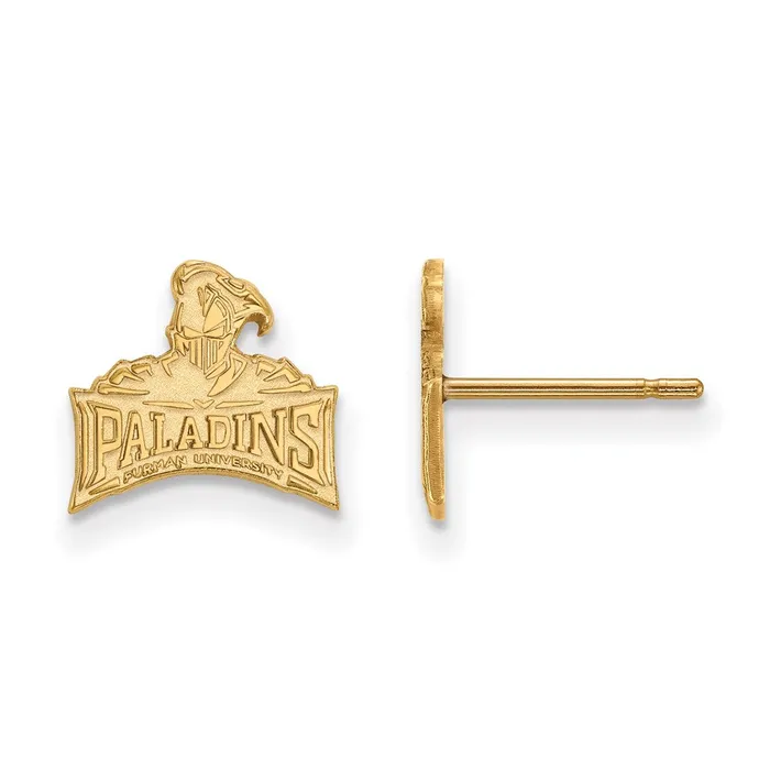 10K Yellow Gold Furman University XS Post Earrings TreasureFineJewelers Earrings 10K Yellow Gold Furman University XS Post Earrings TreasureFineJewelers Earrings