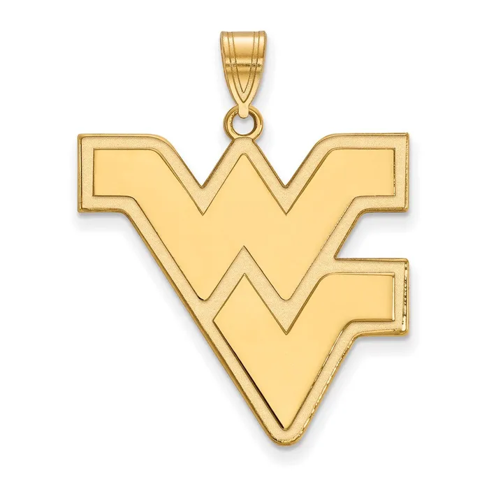 10K Yellow Gold West Virginia University XL Pendant TreasureFineJewelers PreStyled Sets