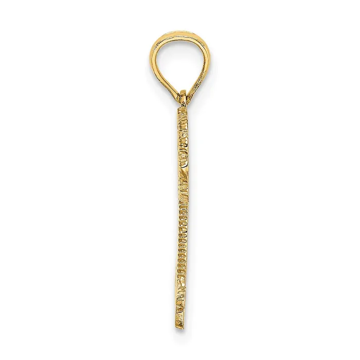 14K BAHAMAS Palm Tree Charm TreasureFineJewelers Charm Necklaces