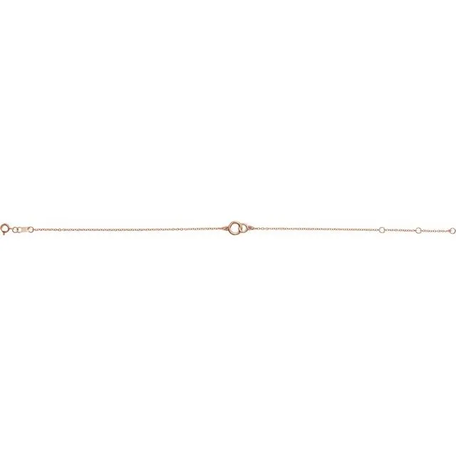 14K Rose Interlocking Circle Bracelet TreasureFineJewelers Bracelets