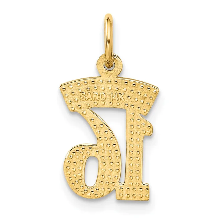 14k SWEET 16 Charm TreasureFineJewelers Charm Necklaces