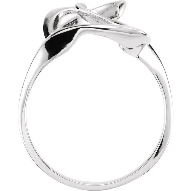 14K White Freeform Ring TreasureFineJewelers Rings