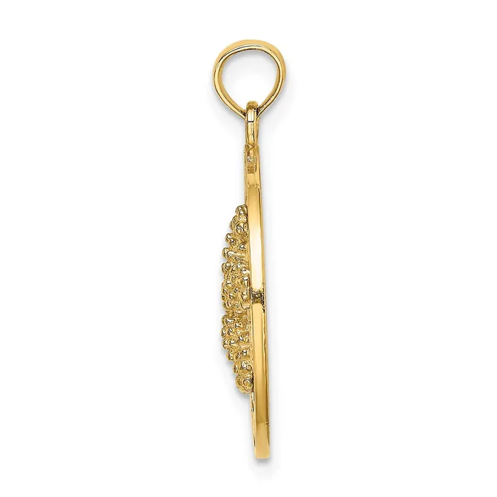 14k Yellow Gold FT MYERS BEACH FLORIDA w Starfish Charm TreasureFineJewelers Charm Necklaces