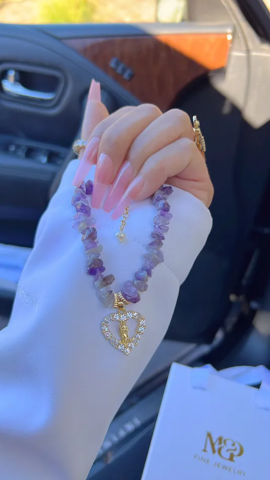 Amethyst Saint Jude Bracelet MP Jewelry Bracelets