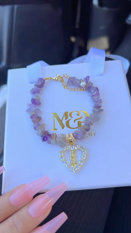 Amethyst Saint Jude Bracelet MP Jewelry Bracelets