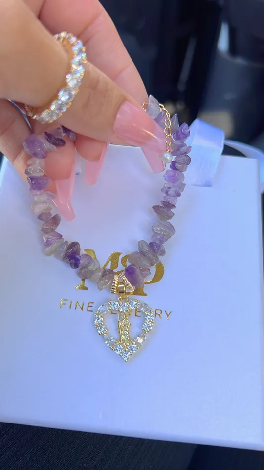 Amethyst Saint Jude Bracelet MP Jewelry Bracelets