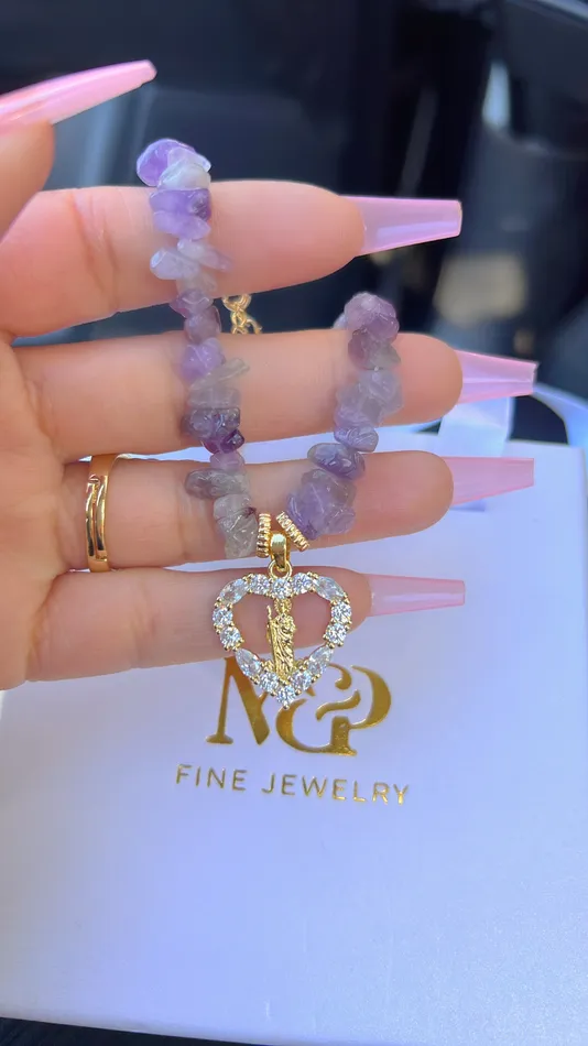 Amethyst Saint Jude Bracelet MP Jewelry Bracelets