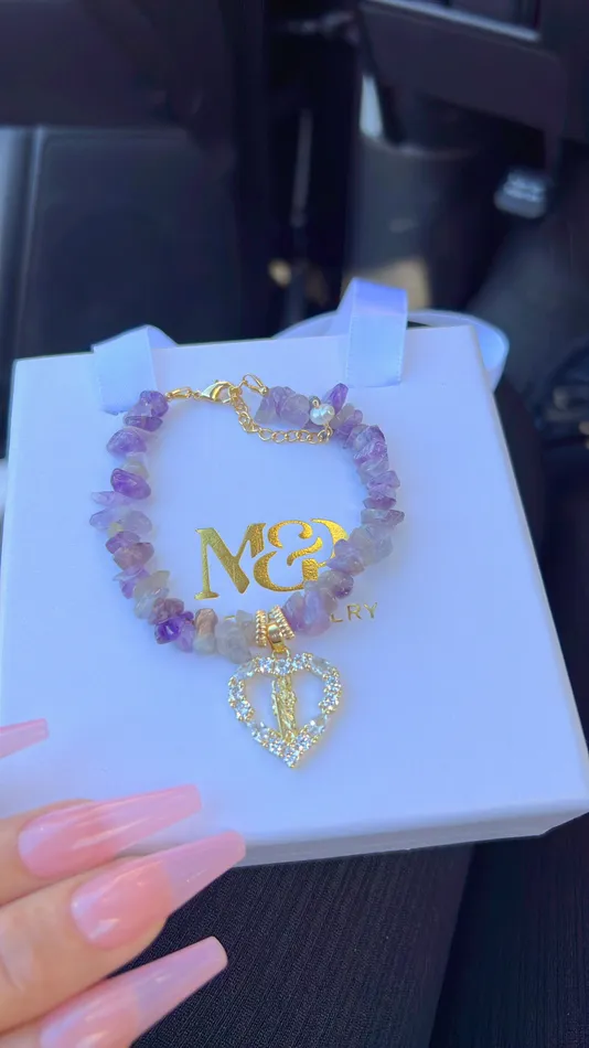 Amethyst Saint Jude Bracelet MP Jewelry Bracelets